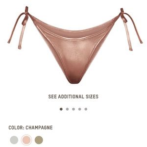 Skims metallic swim bottom